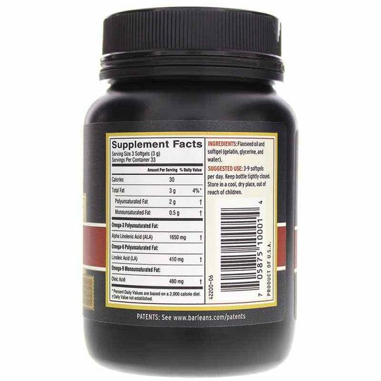 Flax Oil Softgels, BOO